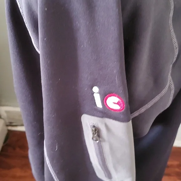 Marmot black gray 1/4 zip pullover size L - Picture 3 of 14